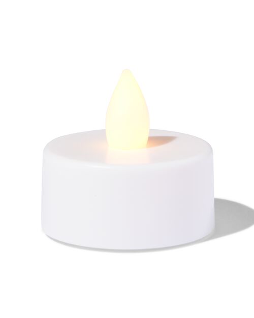 bougies chauffe-plat led blanc