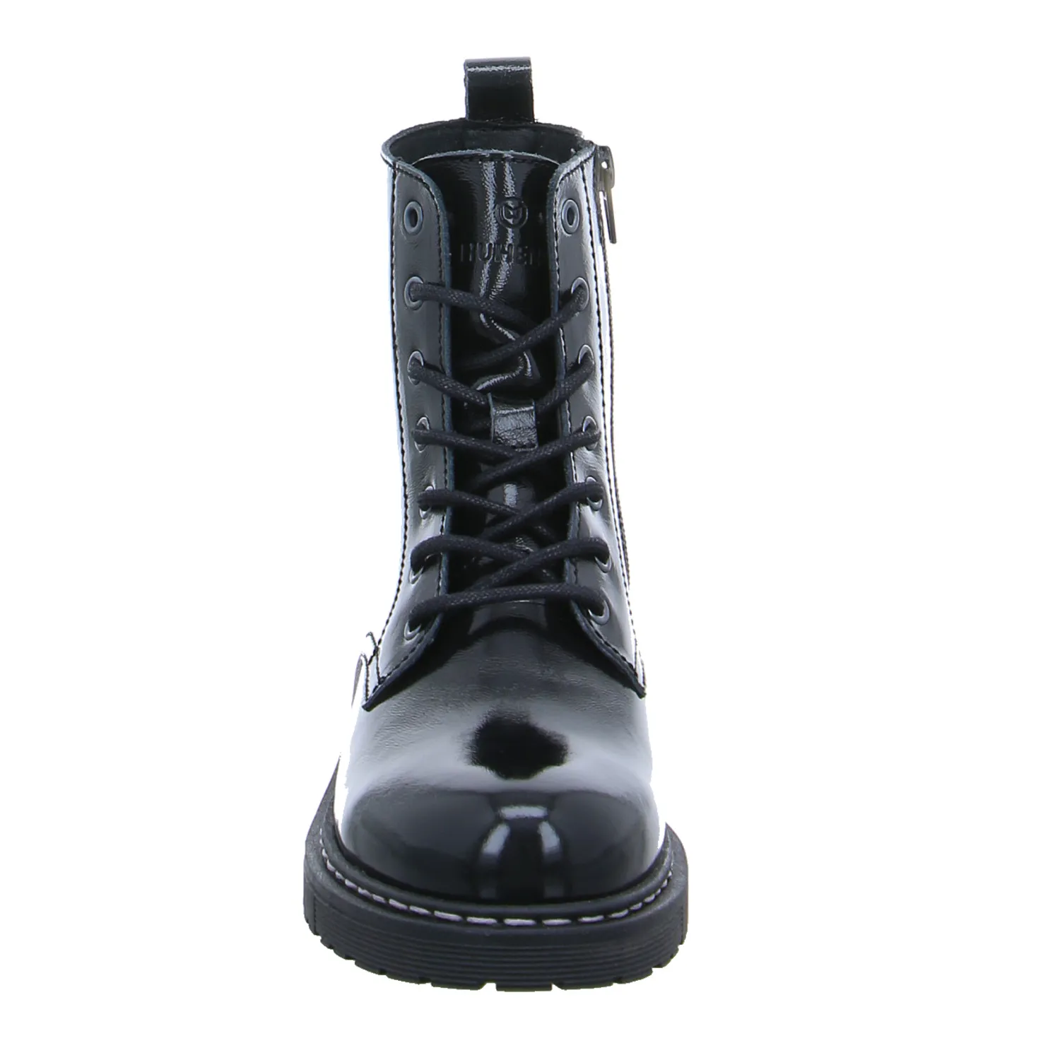 SCHUHENGEL Boot Schwarz Leder