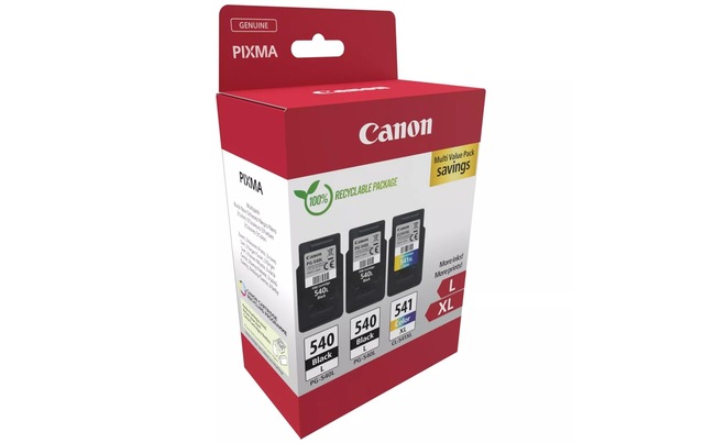Canon Tintenpatrone »2xPG-540L/1xCL-541XL 3er Pack Black/Cyan/Magenta/Yellow«