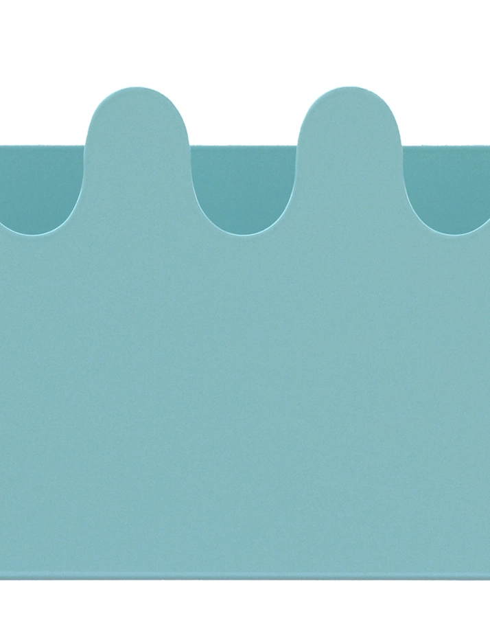 Wandregal SINUS (16x39) in hellblau