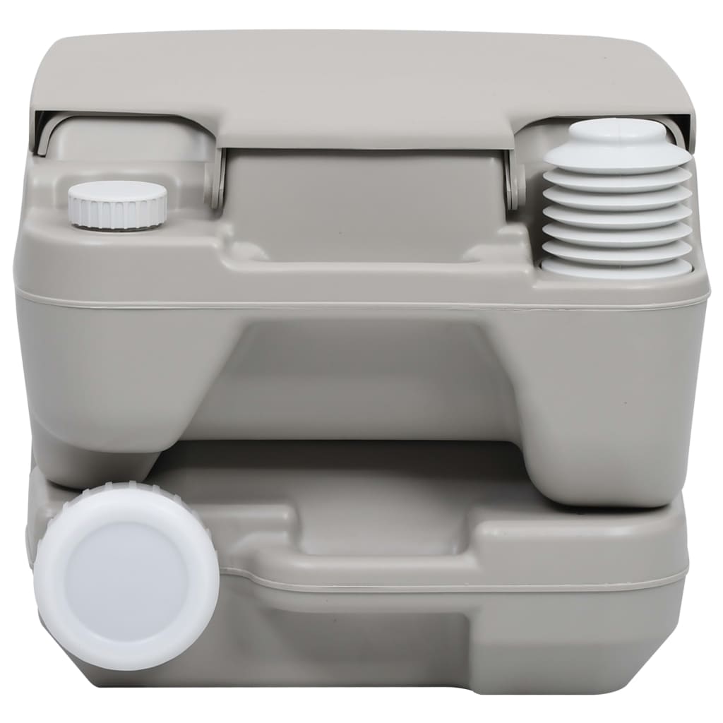 Conjunto de banheiro portátil e reservatório de água Vidaxl para camping, 41,5 x 36,5 x 30 cm