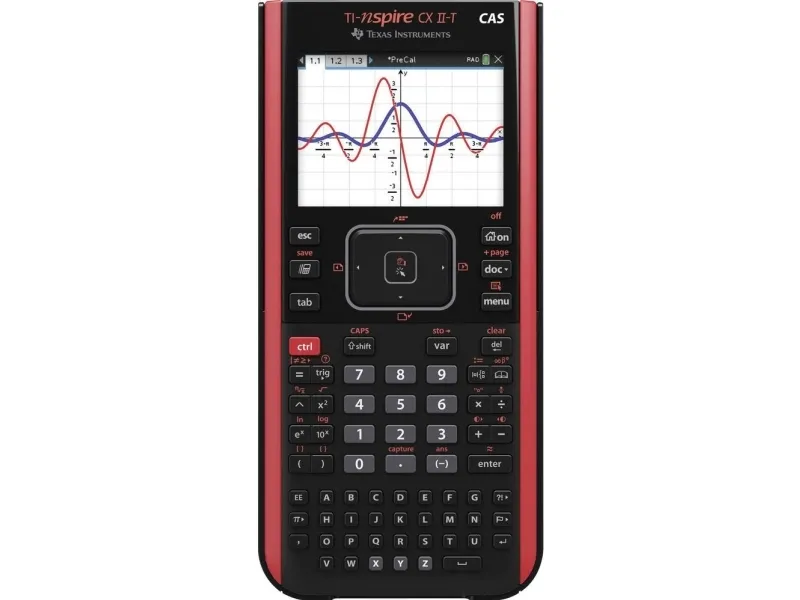 Texas Instruments TI-Nspire CX II-T CAS - Grafisk regnemaskine - USB - batteri