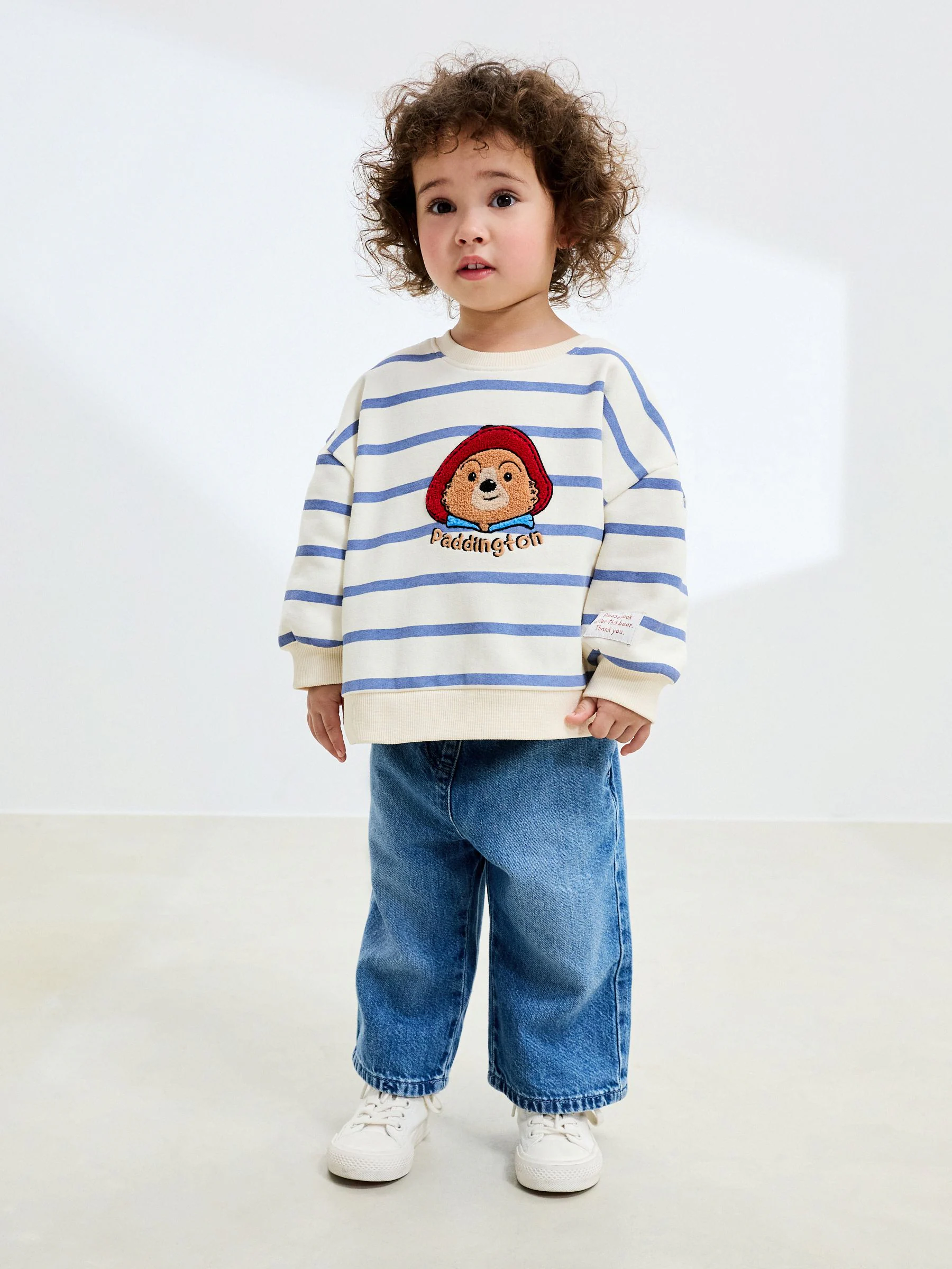 Paddington Bear Crème Strepen - Sweatshirt (3 mnd-7 jr)