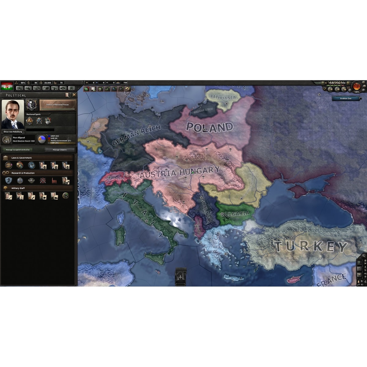 Hearts of Iron IV: Death or Dishonor - PC Windows,Mac OSX,Linux