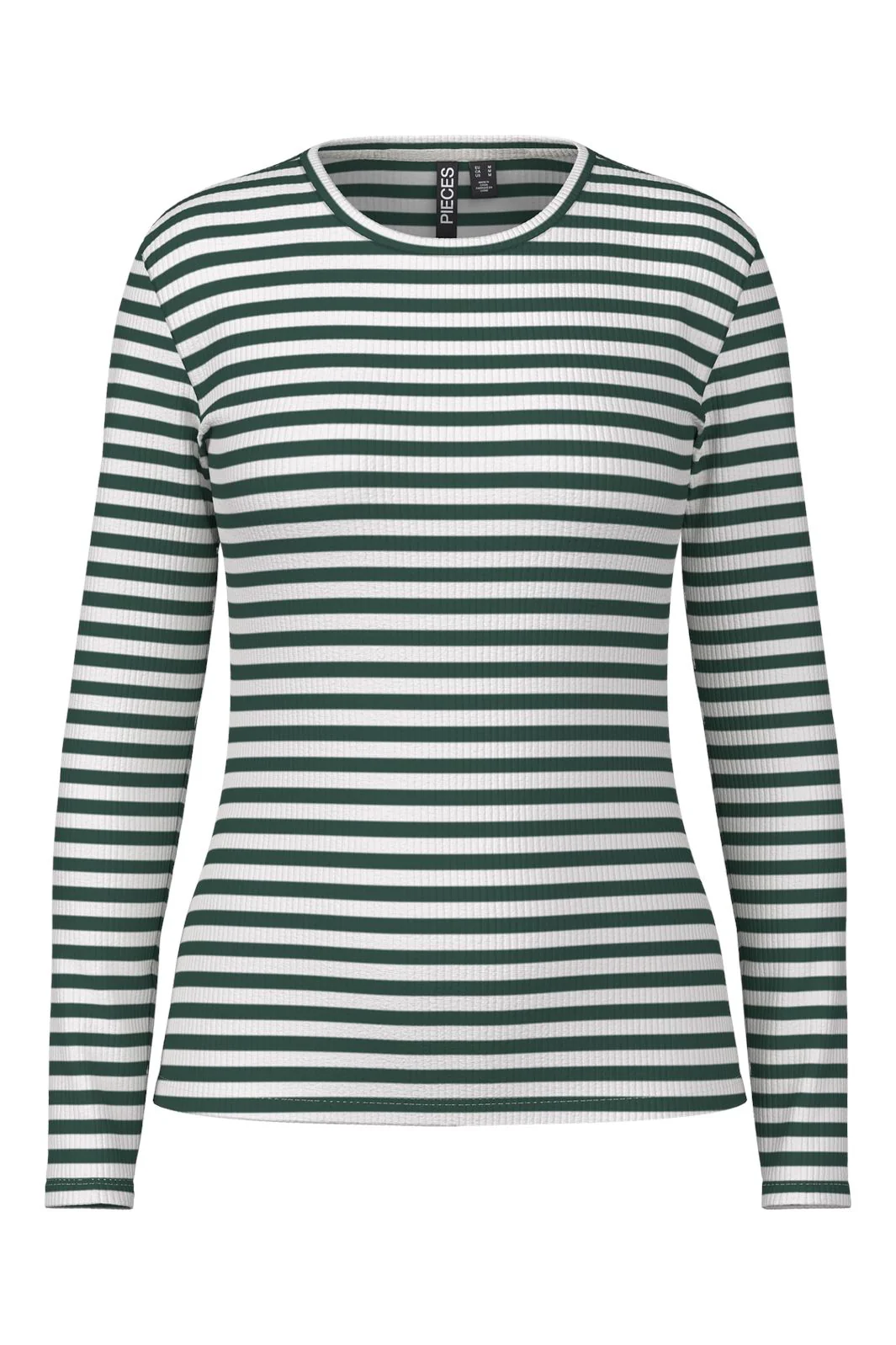 Pieces Pcruka Ls Top 4262644 trekking green cloud dancer