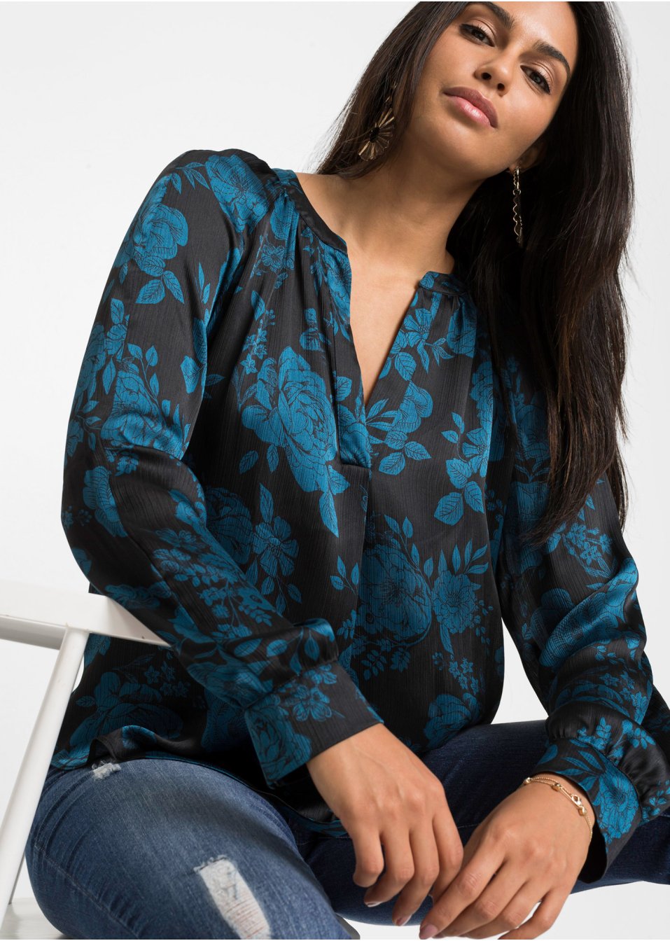 Blouse-tunique imprimée