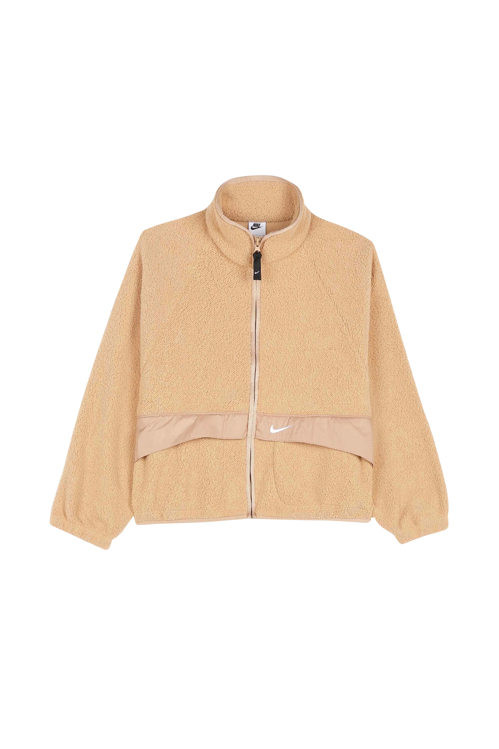 NIKE Blouson W NSW ESSNTL SHRPA JKT Beige