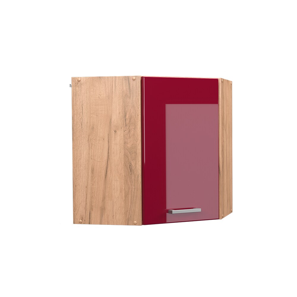 Vicco Eckhängeschrank Küchenschrank Küchenzeile R-Line 57 cm Goldkraft Bordeaux