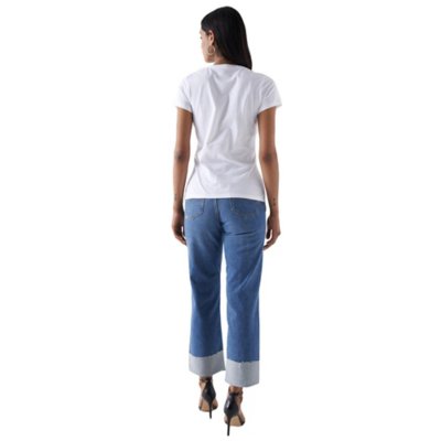 Tee-shirt à manches courtes femme Institutional Beaded Branding T-Shi SALSA