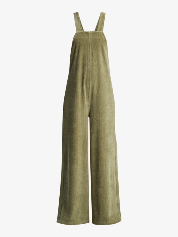 Best Daze Salopette en velours Vert Femme