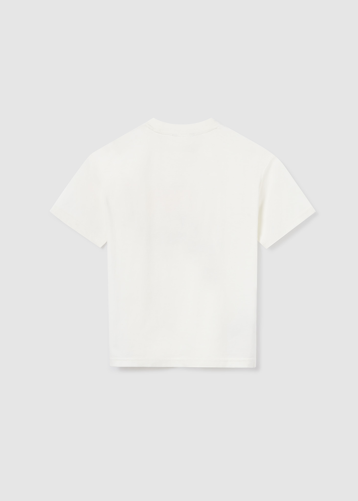Camiseta infantil de algodão estampada
