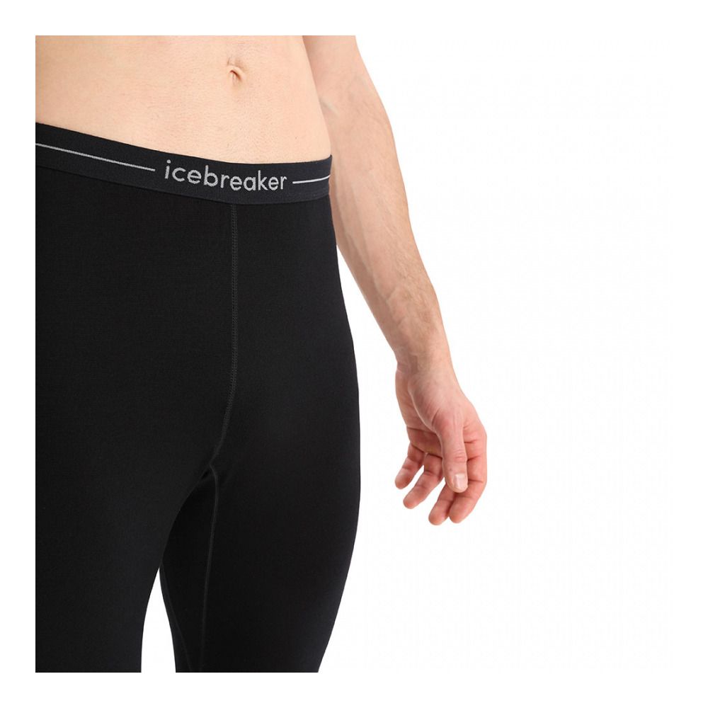 Icebreaker ZONEKNIT 260 - Sous-couche Homme black/jet hthr/cb