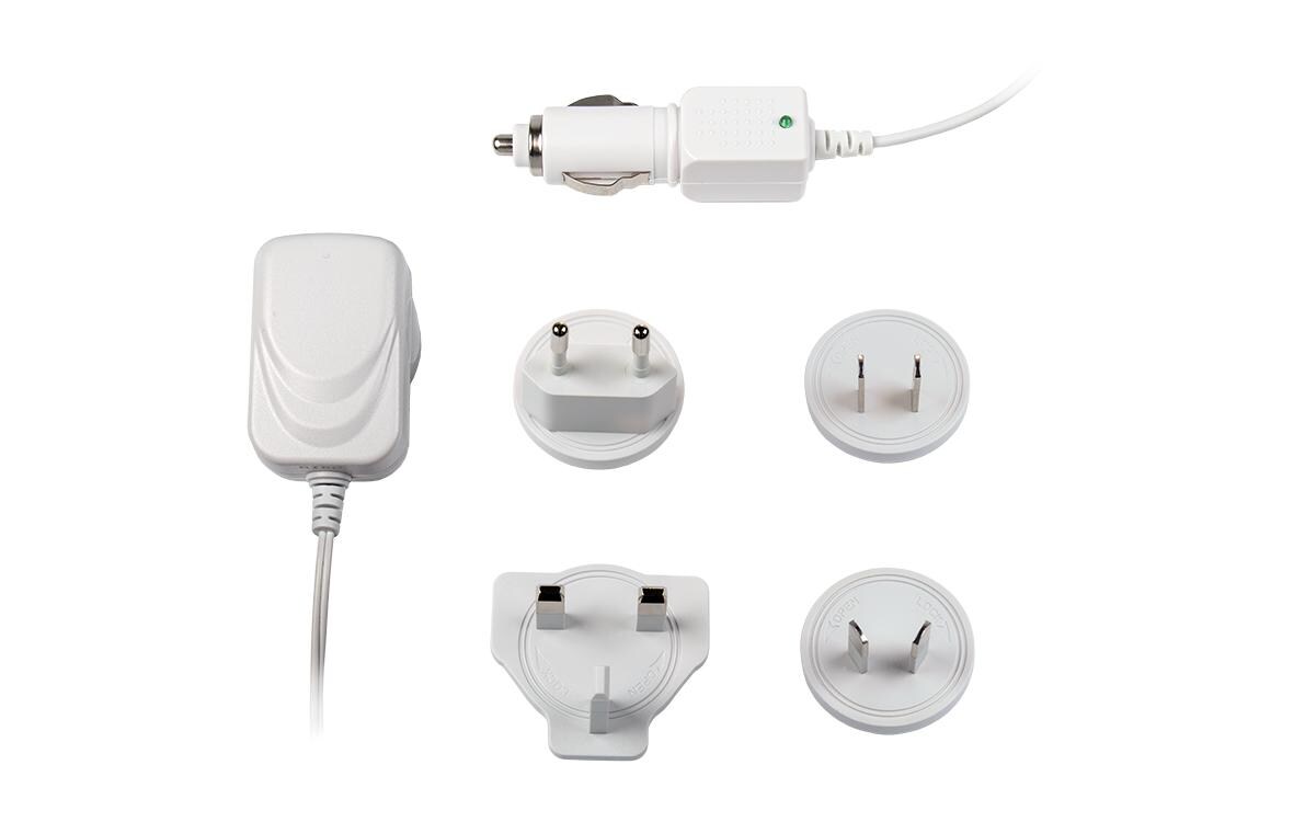 Ladegerät UniPal PlusUniversal Li-Ion Ladegerät mit USB Ausgang