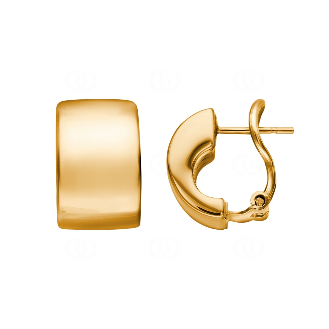 Ohrringe 750/18 K Gelbgold galvanisiert