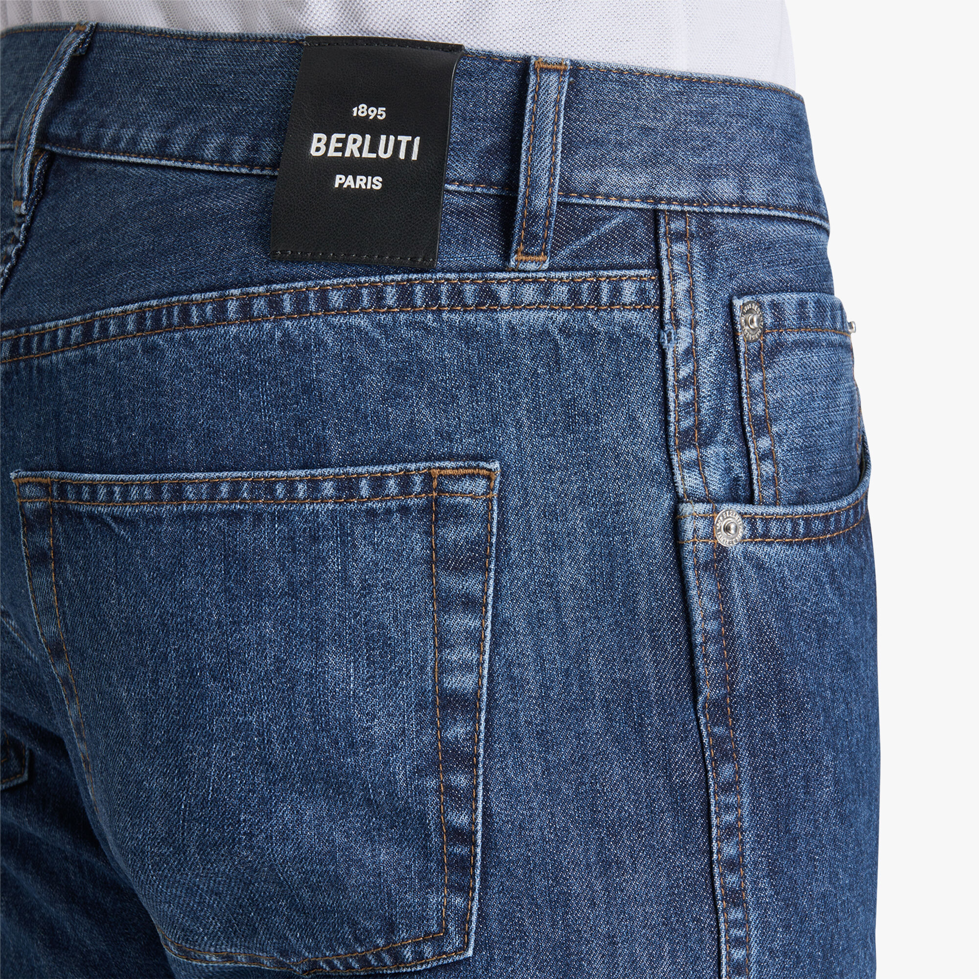 Pantalon En Denim avec-Imprime-Scritto