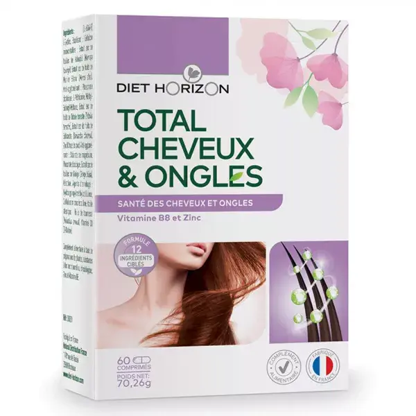 Diet Horizon Total Cabelo e Unhas 60 comprimidos