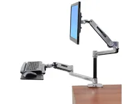 Ergotron WorkFit-LX - Stående skrivebordsomformer - poleret aluminium