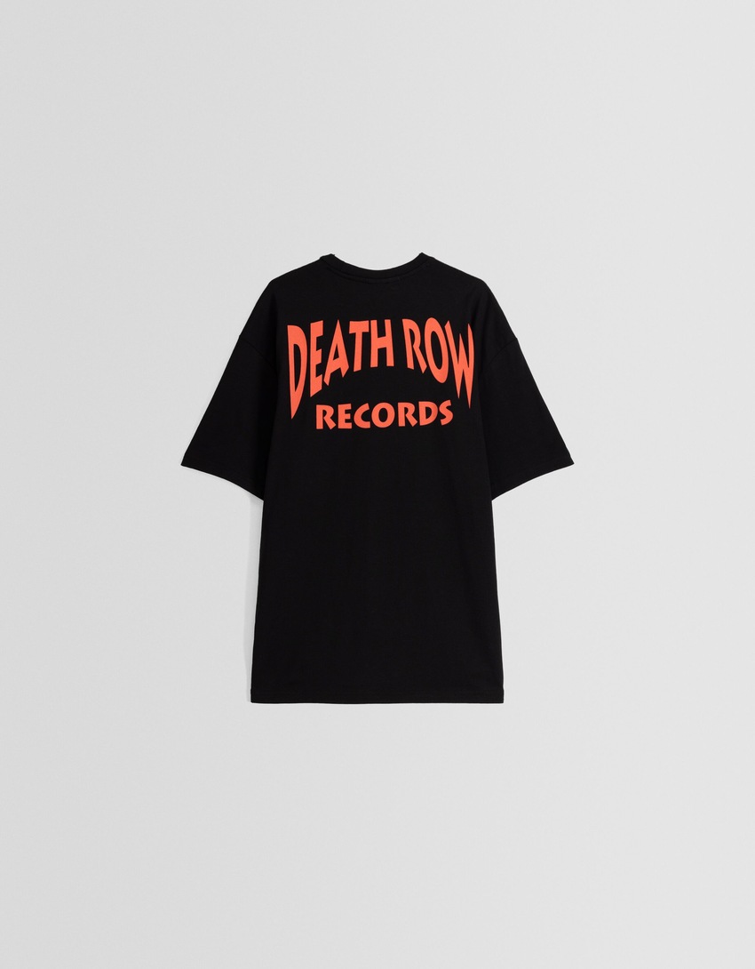 Camiseta de manga curta oversized com estampa do Snoop Dogg