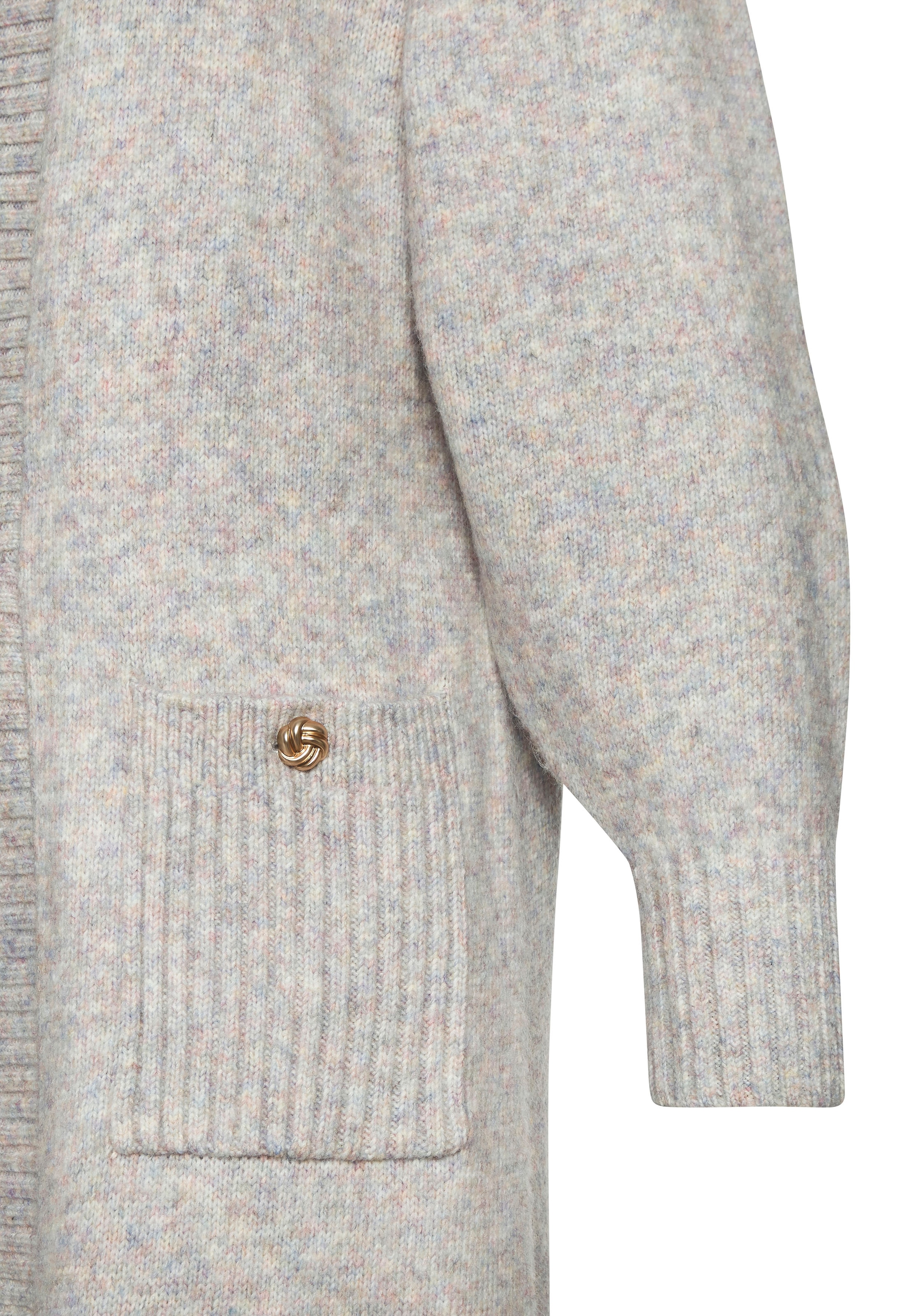 LASCANA Longstrickjacke , aus kuscheligem Strick