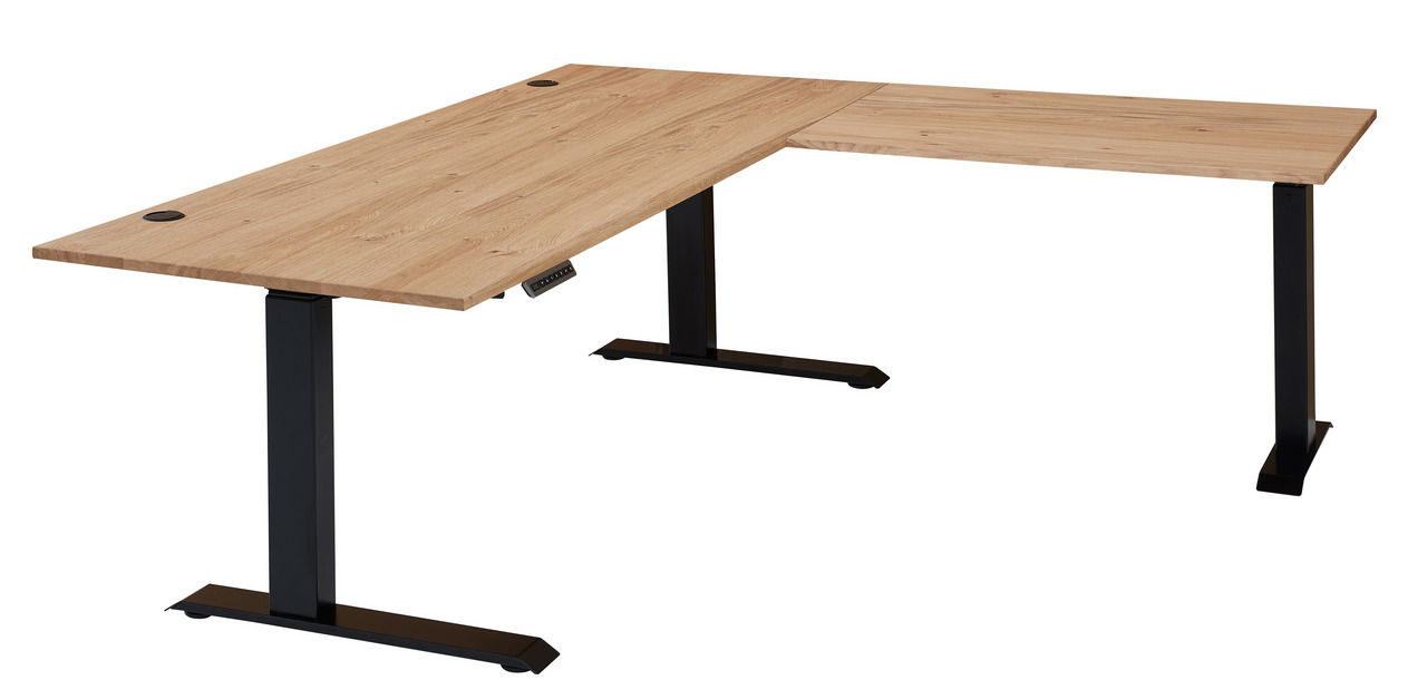 Linea Natura E-Eckschreibtisch Furnier SONOS