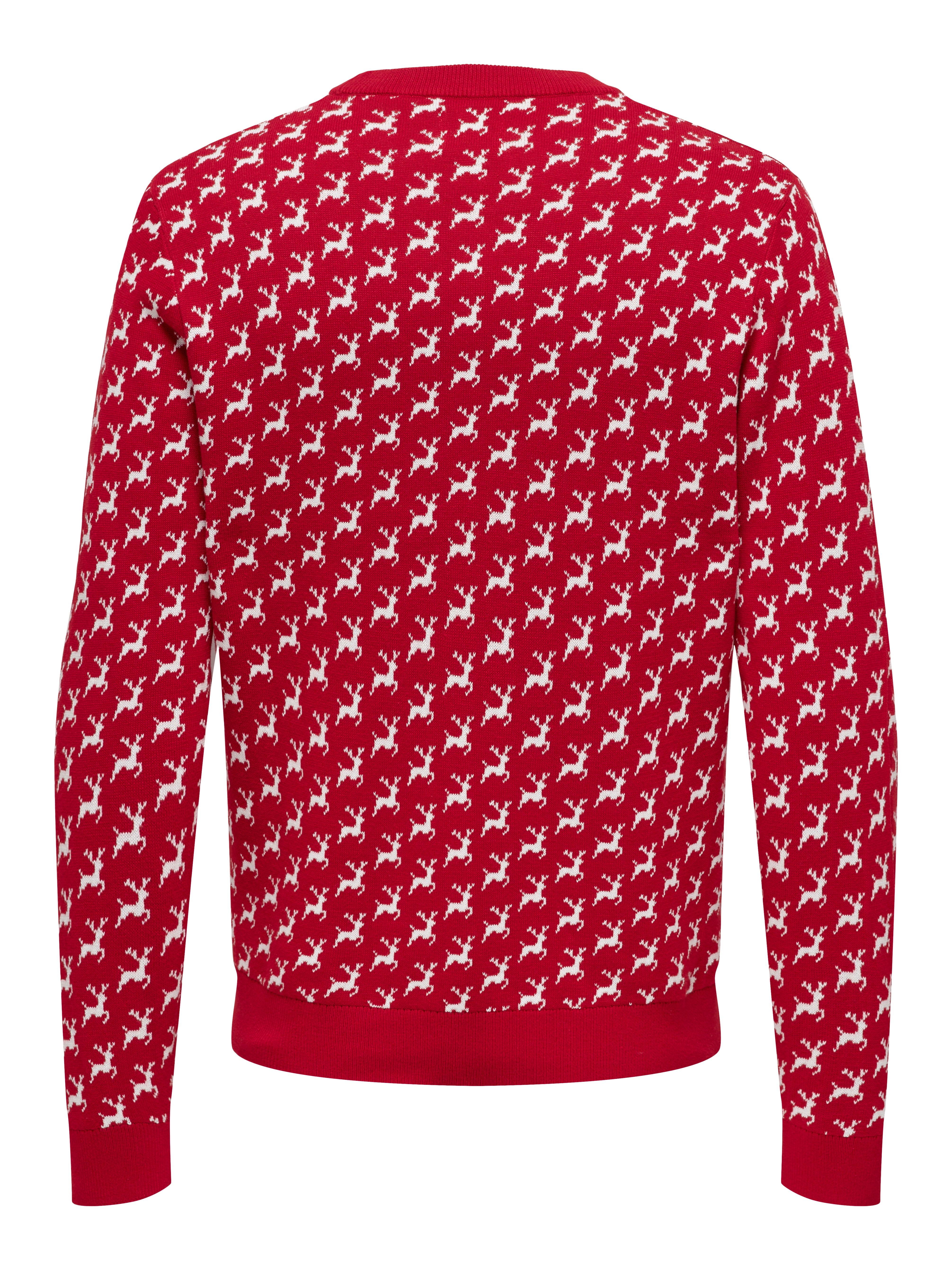 ONSXMAS Pullover Pompeian Red