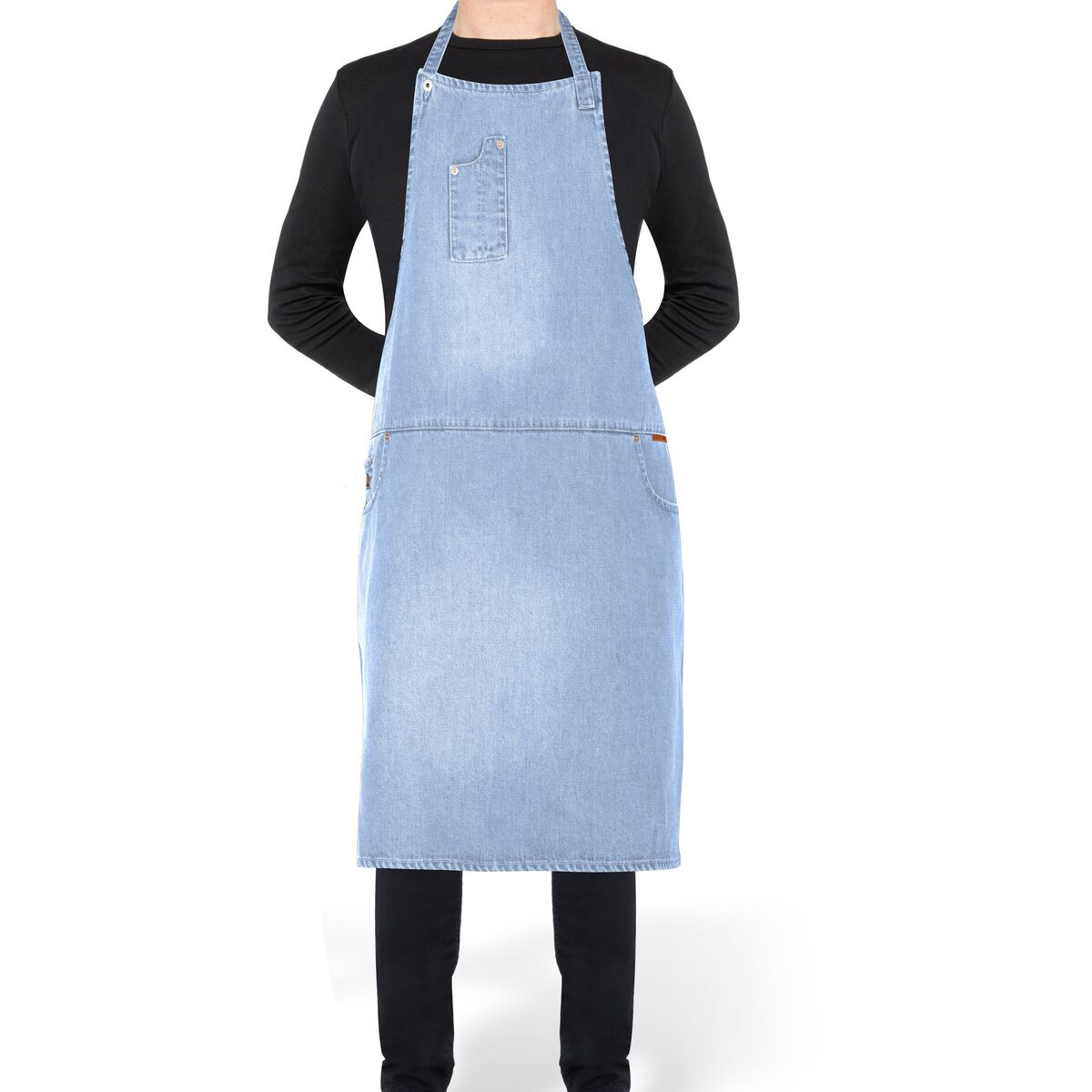 Five Pockets Comfort Fit forkle, washed indigo