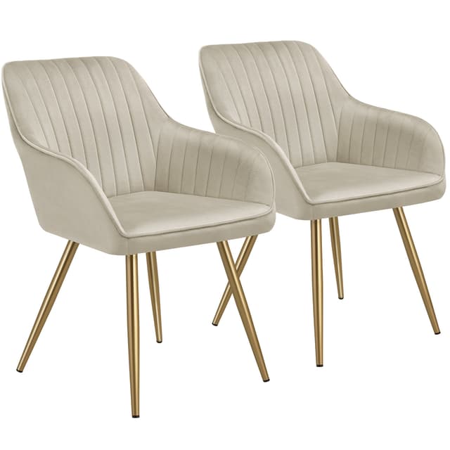 Stol Marilyn, velour, quiltet