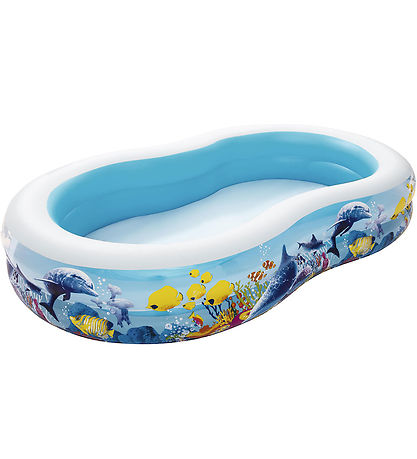 Bestway Planschbecken - 262 x 157 cm - Fish 'N Friends