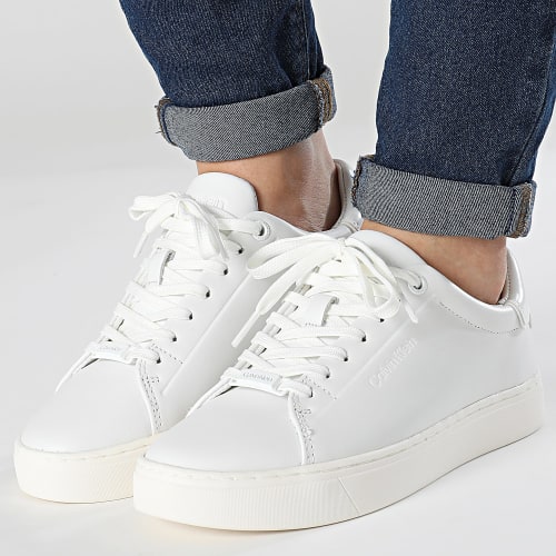 Baskets Femme Clean Cupsole Lace Up 1863 Triple White