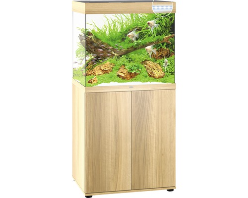 JUWEL Lido 200 SBX aquariumcombinatie met ledverlichting, verwarming, filter en lichte houten kast