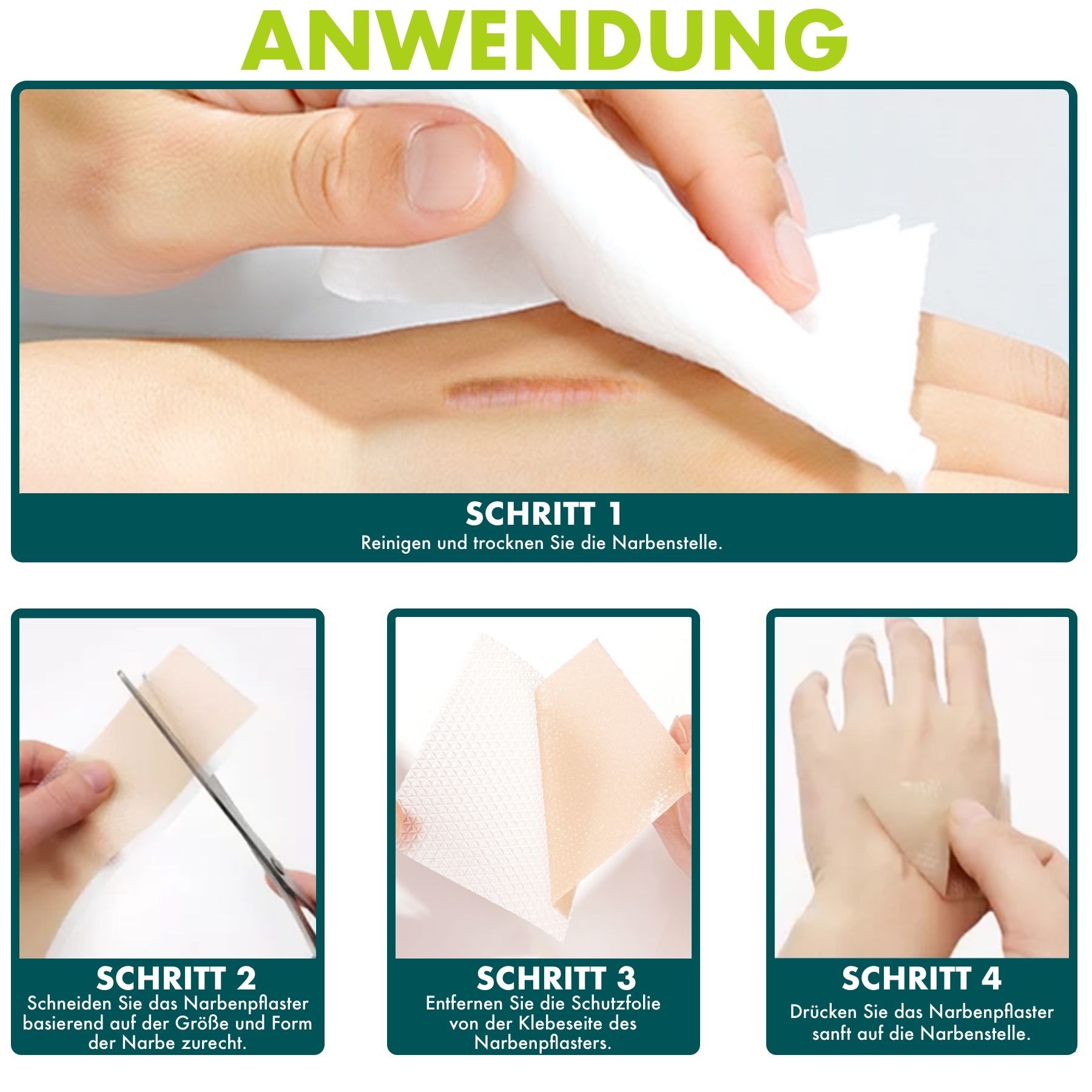 P-Beauty Wundpflaster für Narben