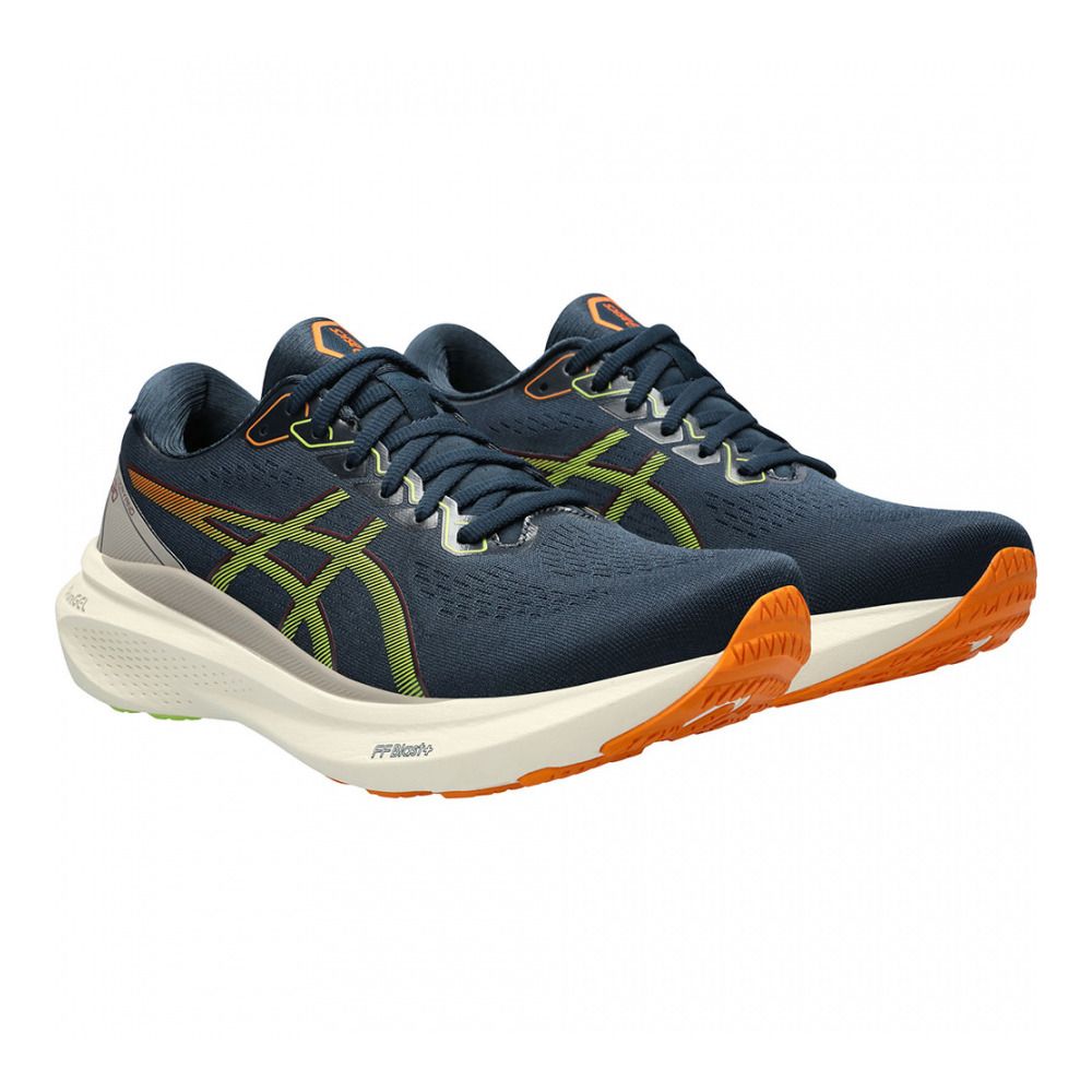 Asics GEL-KAYANO 30 - Chaussures running Homme french blue/neon lime