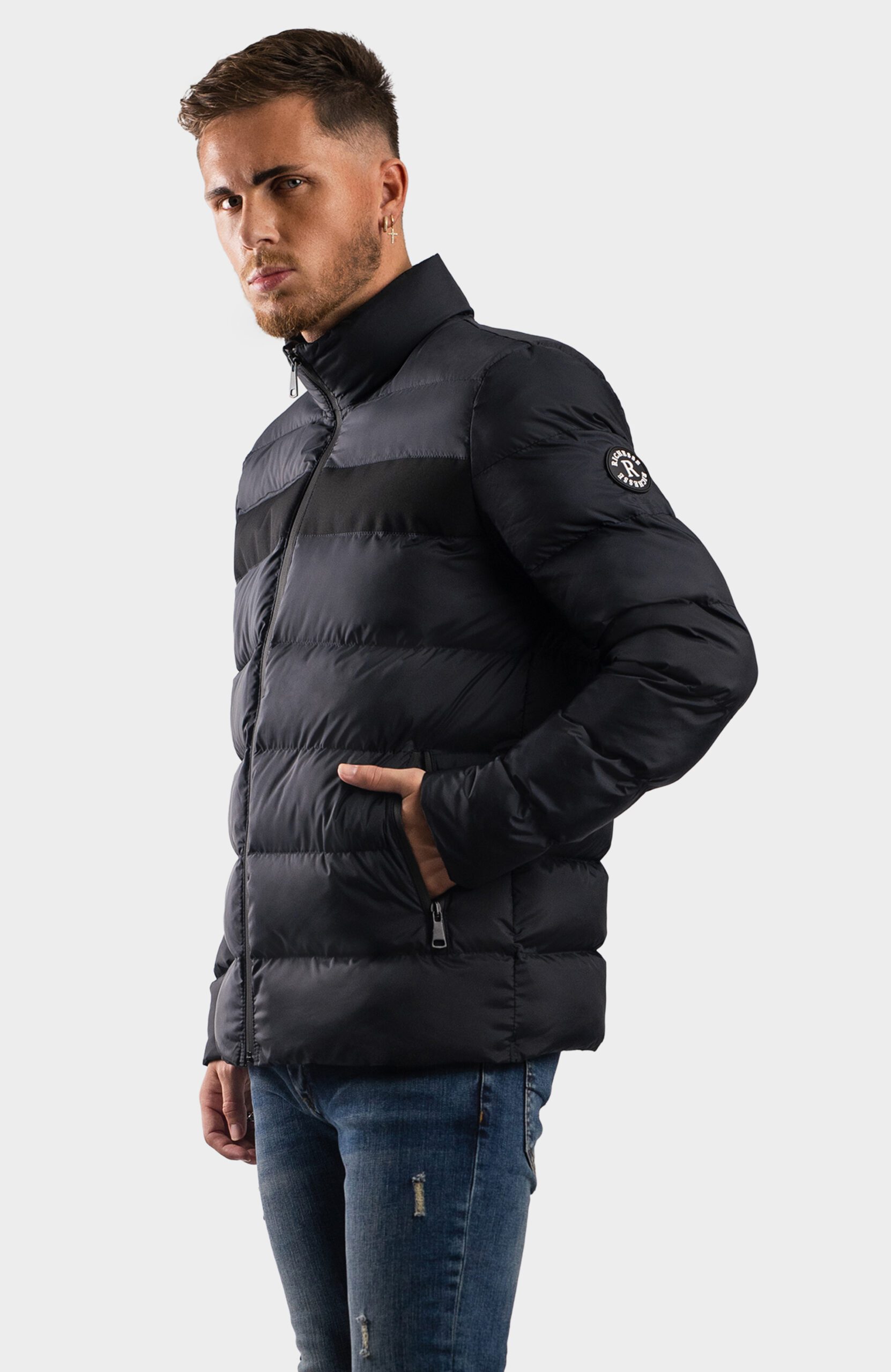 Richesse Hastings Puffer Jacket Heren Blauw