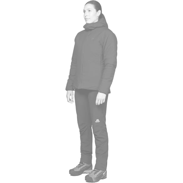 Doudoune randonnée MOUNTAIN EQUIPMENT ANDOLA HOODED W JACKET MERLOT