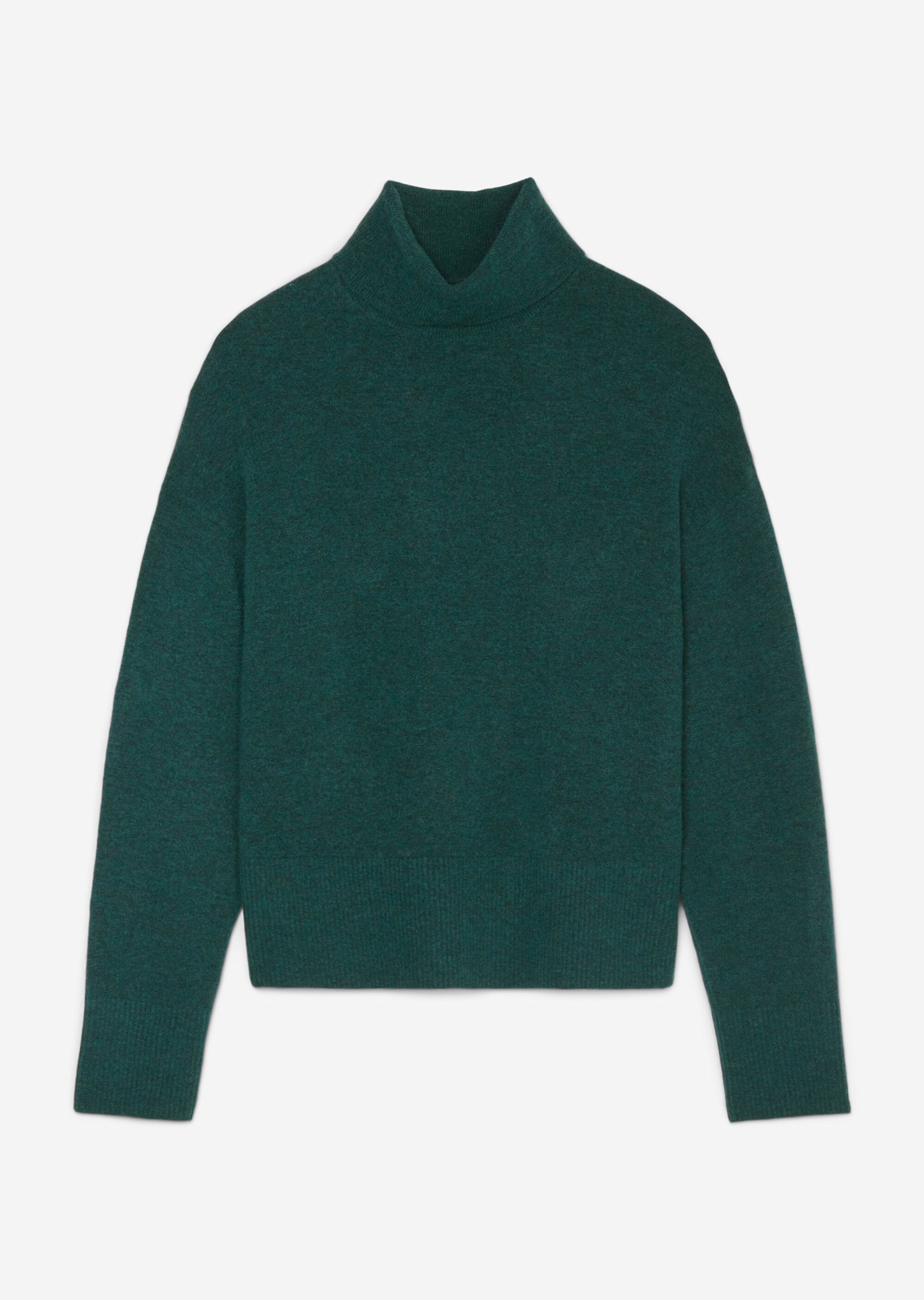 Softer Rollkragenpullover oversizeaus edlem Schurwolle-Mix