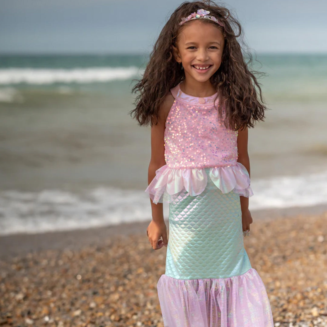 Great pretenders verkleedjurk zeemeermin misty roze - 4-6 jaar
