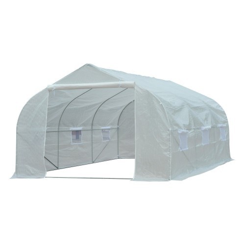 Estufa de jardim Outsunny para cultivo, branca