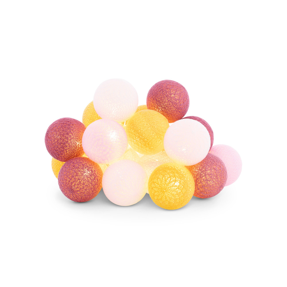 Cotton Ball Lights Outdoor starter kit lichtslinger - Pasion