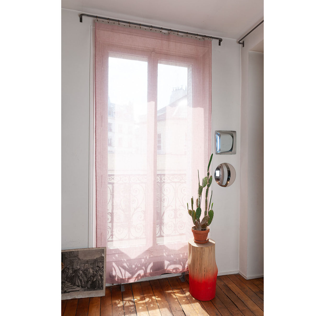 En Fil d'Indienne Voilage Brise dragee - 140x280 cm