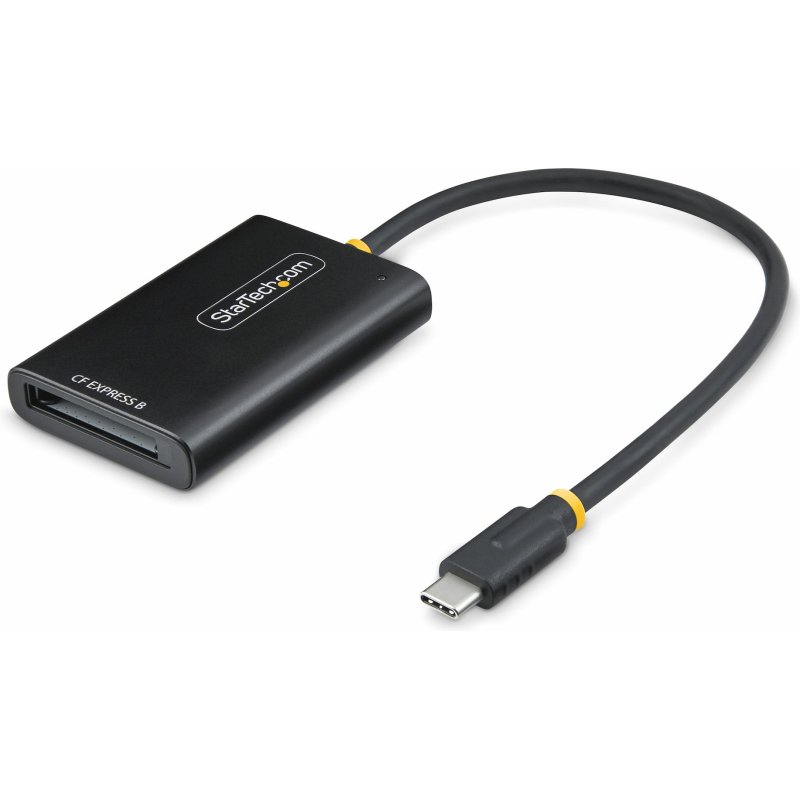 StarTech.com Lecteur de Cartes USB-C CFexpress Type B, USB 10Gbps, Lecteur de Cartes Mémoire Portable, Adaptateur USB Type-C vers CF Express 2.0, Fonctionne avec Tous les Systèmes d'Exploitation