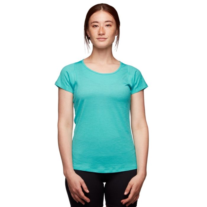 Black Diamond Dame T-shirts Rhythm Tee Grøn