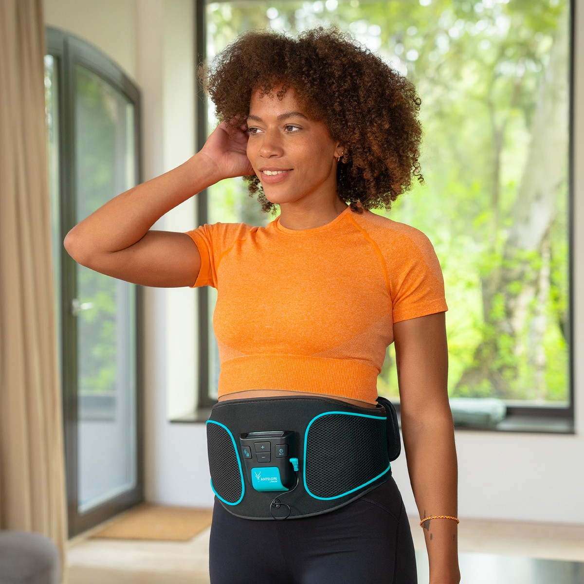 Ceinture de musculation - Corefit I - 4 électrodes - Noire