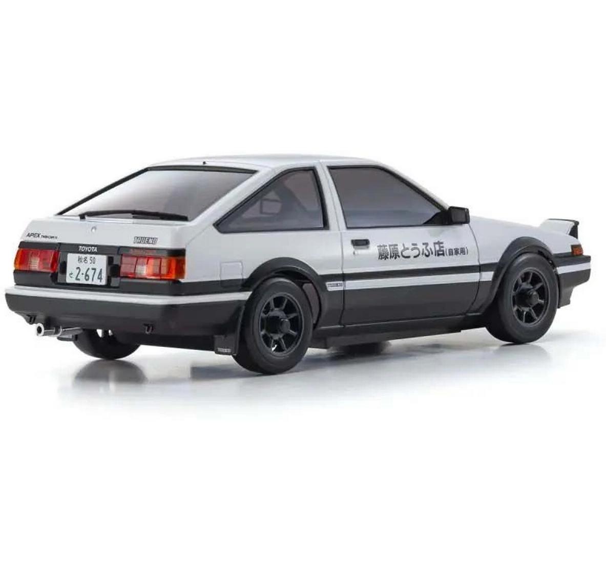 Mini-Z MA020 Toyota Sprinter Trueno AE86 Initial-D, AWD<br>On-Road Modell mit Drift-Reifen und mit dem Syncro KT-531P Sender