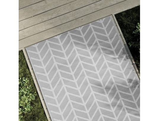 VIDAXL - Couverture pique nique Tapis d'extérieur gris 120x180 cm pp