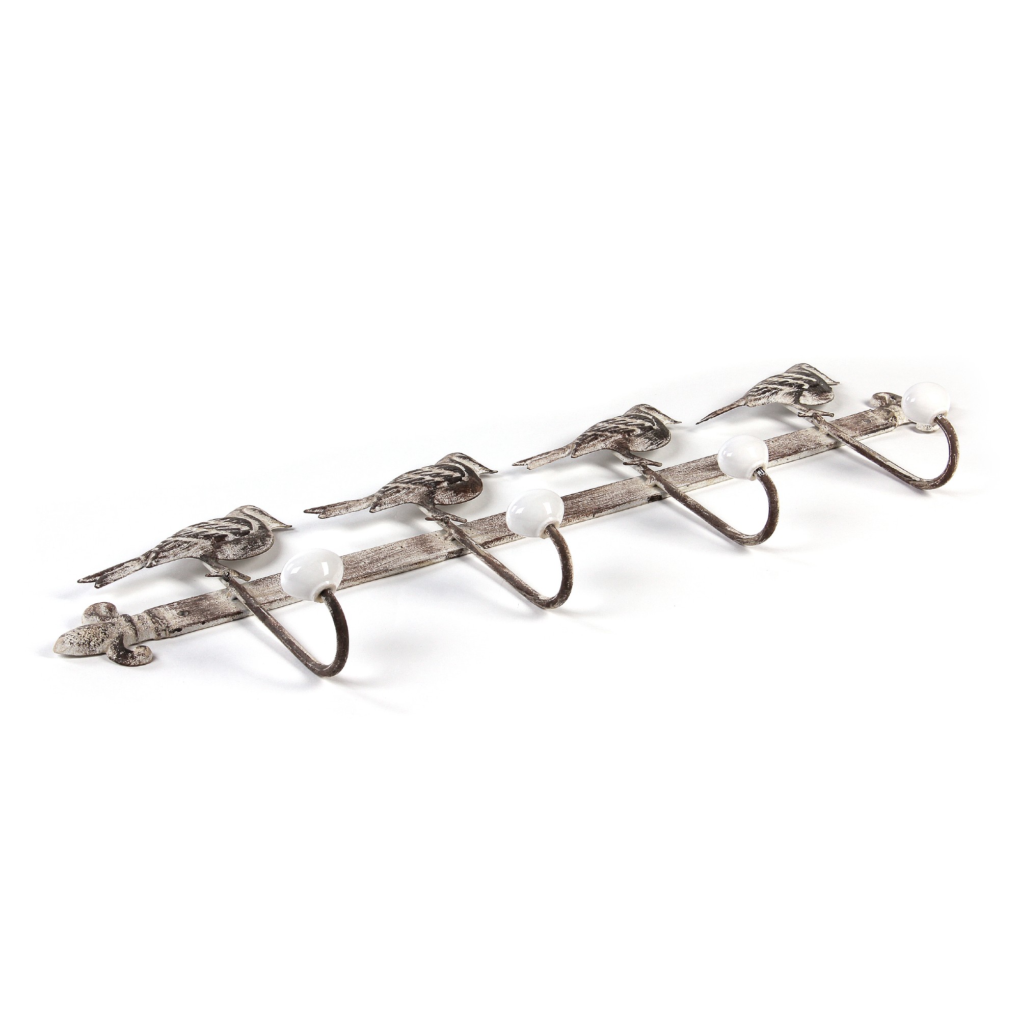 4er Hakenleiste, natur, T 6,5 cm, B 61 cm, H 19 cm von fischer's lagerhaus