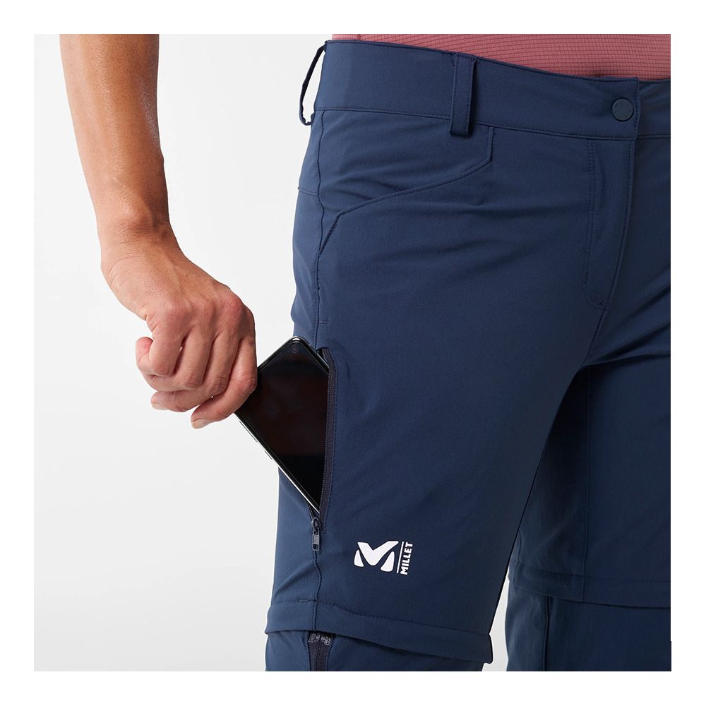 Millet TREKKER STRETCH ZIPOFF III - Pantalon Femme black