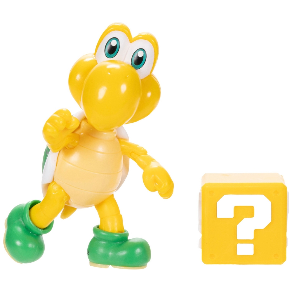 Nintendo Super Mario 10cm Koopa Troopa mit ? Block