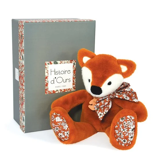 Copains Câlins Peluche Renard   Orange        25 cm   de               Histoire d'ours