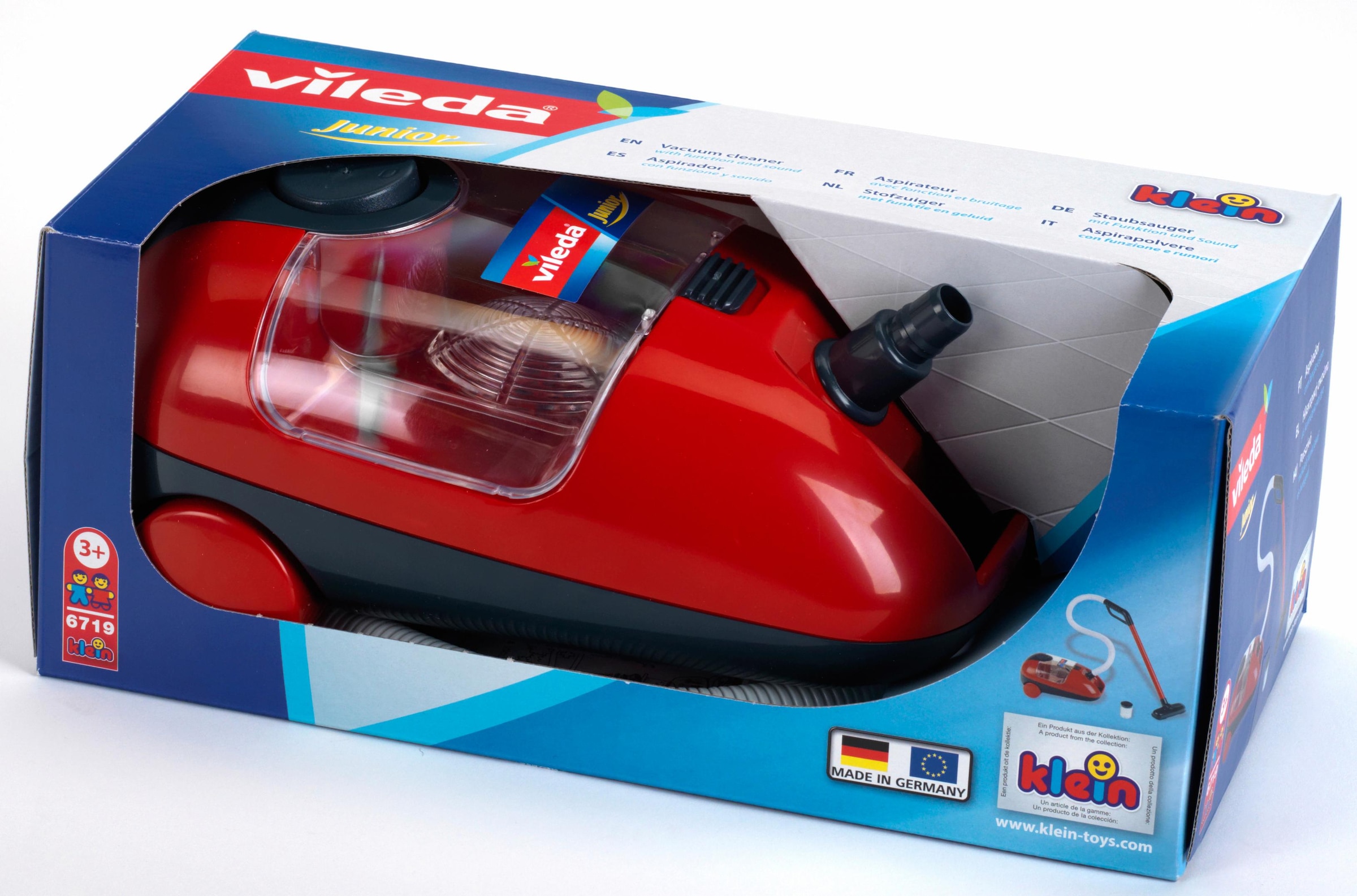 Klein Kinder-Staubsauger »Vileda Staubsauger« mit Sound, Made in Germany