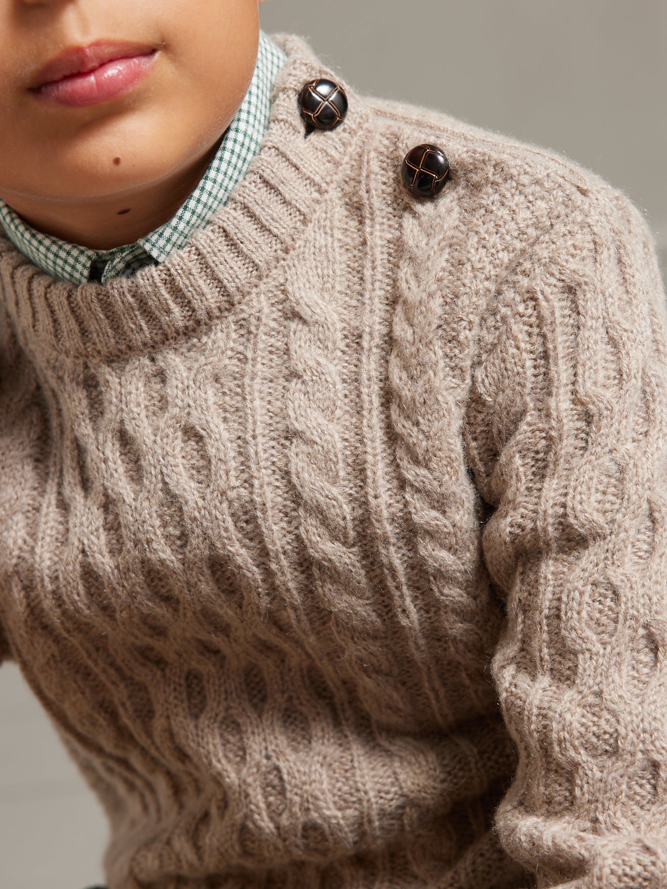 Pull torsadé Garçon